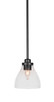 Toltec Lighting - 2601-MB-4760 - One Light Mini Pendant - Odyssey - Matte Black