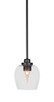 Toltec Lighting - 2601-MB-4810 - One Light Mini Pendant - Odyssey - Matte Black