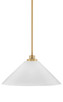Toltec Lighting - 2601-NAB-2161 - One Light Mini Pendant - Odyssey - New Age Brass