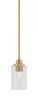 Toltec Lighting - 2601-NAB-300 - One Light Mini Pendant - Odyssey - New Age Brass