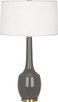 Robert Abbey - CR701 - One Light Table Lamp - Delilah - Ash Glazed Ceramic