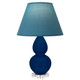 Robert Abbey - CT13B - One Light Accent Lamp - Small Double Gourd - Cobalt Glazed Ceramic w/Lucite