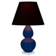Robert Abbey - CT13K - One Light Accent Lamp - Small Double Gourd - Cobalt Glazed Ceramic w/Lucite