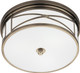 Robert Abbey - D1985 - Three Light Flushmount - Chase - Dark Antique Nickel