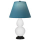 Robert Abbey - DY11B - One Light Accent Lamp - Small Double Gourd - Daisy Glazed Ceramic w/Deep Patina Bronze