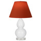 Robert Abbey - DY13T - One Light Accent Lamp - Small Double Gourd - Daisy Glazed Ceramic w/Lucite