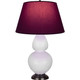 Robert Abbey - DY21P - One Light Table Lamp - Double Gourd - Daisy Glazed Ceramic w/Deep Patina Bronze