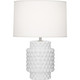 Robert Abbey - DY801 - One Light Accent Lamp - Small Dolly - Daisy Glazed Textured Ceramic