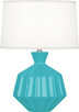 Robert Abbey - EB989 - One Light Accent Lamp - Small Orion - Egg Blue Glazed Ceramic
