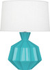 Robert Abbey - EB999 - One Light Table Lamp - Orion - Egg Blue Glazed Ceramic