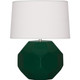 Robert Abbey - JU02 - One Light Accent Lamp - Small Franklin - Jungle Glazed Ceramic