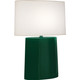 Robert Abbey - JU03 - One Light Table Lamp - Victor - Jungle Glazed Ceramic