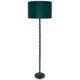 Robert Abbey - JU74X - One Light Floor Lamp - Kane - Jungle w/Polished Nickel