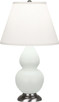 Robert Abbey - MCL52 - One Light Accent Lamp - Small Double Gourd - Matte Celadon Glazed Ceramic w/Antique Silver