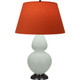 Robert Abbey - MCL57T - One Light Table Lamp - Double Gourd - Matte Celadon Glazed Ceramic w/Deep Patina Bronze