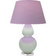 Robert Abbey - MCL62L - One Light Table Lamp - Double Gourd - Matte Celadon Glazed Ceramic w/Lucite Robert Abbey - MCL62L - One Light Table Lamp - Double Gourd - Matte Celadon Glazed Ceramic w/Lucite
