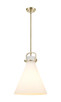 Innovations - 410-1SL-CB-G411-14WH - One Light Pendant - Downtown Urban - Champagne Bronze