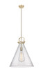 Innovations - 410-1SL-CB-G411-18SDY - One Light Pendant - Downtown Urban - Champagne Bronze