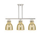 Innovations - 410-3I-PN-G412-10ME - Three Light Island Pendant - Downtown Urban - Polished Nickel