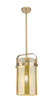 Innovations - 413-1SM-CB-G413-1S-8ME - One Light Mini Pendant - Downtown Urban - Champagne Bronze