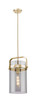 Innovations - 413-1SM-CB-G413-1S-8SM - One Light Mini Pendant - Downtown Urban - Champagne Bronze