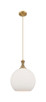 Innovations - 415-1P-BB-G121-12 - One Light Mini Pendant - Ballston - Brushed Brass