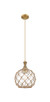 Innovations - 415-1P-BB-G122-10RB - One Light Mini Pendant - Ballston - Brushed Brass