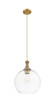 Innovations - 415-1P-BB-G122-12 - One Light Mini Pendant - Ballston - Brushed Brass