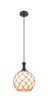 Innovations - 415-1P-BK-G121-10RB - One Light Mini Pendant - Ballston - Matte Black