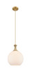 Innovations - 415-1PR-BB-G121-10 - One Light Mini Pendant - Ballston - Brushed Brass