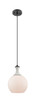 Innovations - 415-1PR-BK-G121-8 - One Light Mini Pendant - Ballston - Matte Black