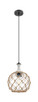 Innovations - 415-1PR-BK-G122-10RB - One Light Mini Pendant - Ballston - Matte Black