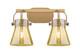 Innovations - 423-2W-BB-G411-6ME - Two Light Bath Vanity - Downtown Urban - Brushed Brass