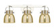 Innovations - 423-3W-PN-G412-6ME - Three Light Bath Vanity - Downtown Urban - Polished Nickel