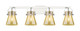 Innovations - 423-4W-PC-G411-6ME - Four Light Bath Vanity - Downtown Urban - Polished Chrome
