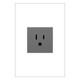 Legrand - ARTR151M10 - 15A Single Tamper-Resistant Outlet - adorne - Magnesium