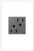 Legrand - ARTR152M4 - 15A Dual Tamper-Resistant Outlet - adorne - Magnesium
