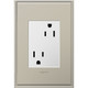 adorne 15A Dual Tamper-Resistant Plus-Size Outlet (ARTR153W4)