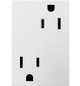 adorne 15A Dual Tamper-Resistant Plus-Size Outlet (ARTR153W4)