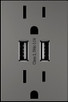 adorne Dual-USB Outlet (ARTRUSB153M4)