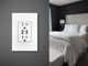 Adorne Dual-USB Outlet (ARTRUSB153W4WP)
