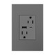 adorne 15A Tamper-Resistant Ultra-Fast USB Type-A/C Outlet (ARTRUSB156ACM4)