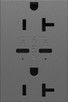 adorne 20A Tamper-Resistant Ultra-Fast Plus Power Delivery USB Type-C/C Outlet, Plus-Size (ARTRUSB20PD30M4)