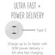 adorne Ultra-Fast Plus Power Delivery USB Type-C/C Outlet Module (ARUSB30PDW4)