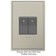 adorne Paddle Switch, Half-Size with Microban (ASPD1531M4)