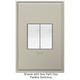 adorne 227V Paddle Switch, Half-Size with Microban (ASPD1531W277)