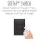 adorne sofTap Switch with Microban (ASTP1532G4)