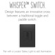 adorne Whisper Switch with Microban (ASWR1532G4)