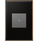 adorne One-Gang Screwless Wall Plate (AWC1G2OB4)