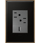 adorne One-Gang-Plus Screwless Wall Plate (AWC1G3OB4)